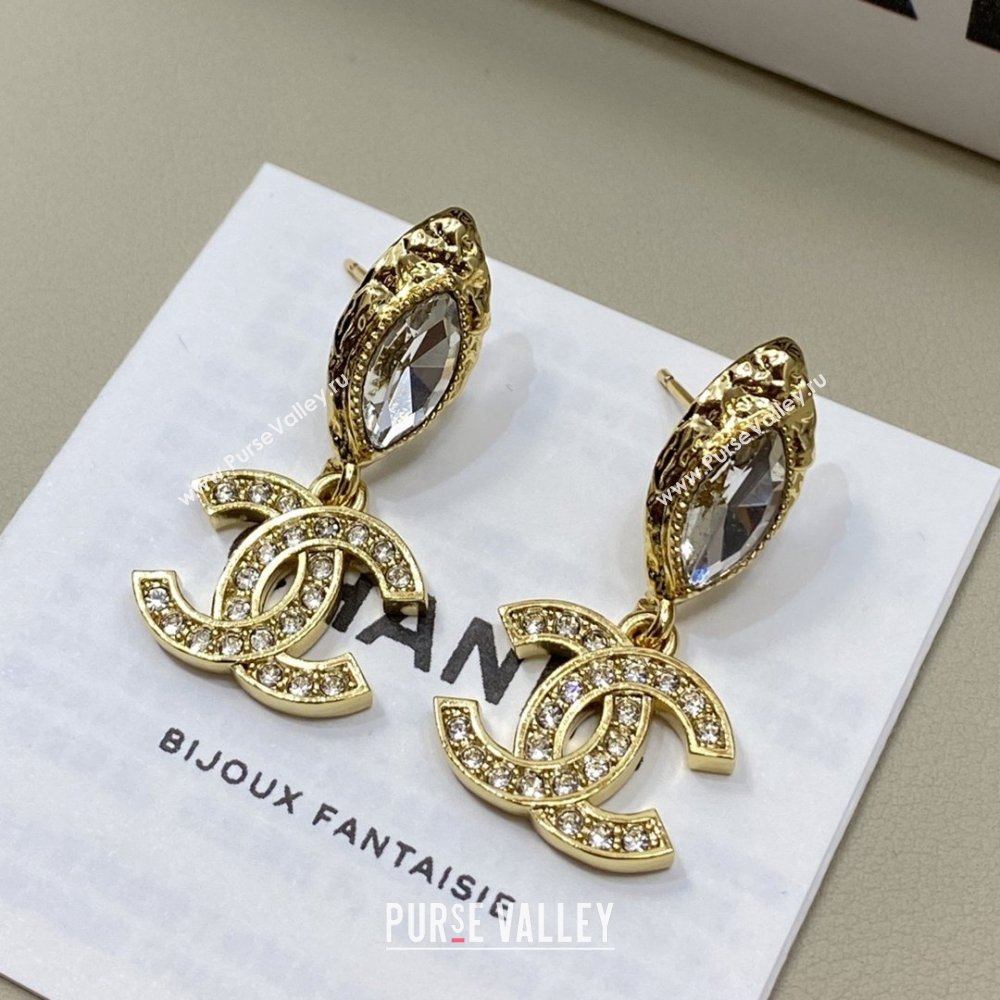 Chanel Crystals Earrings CH012813 Gold 2026 (YF-26012813)