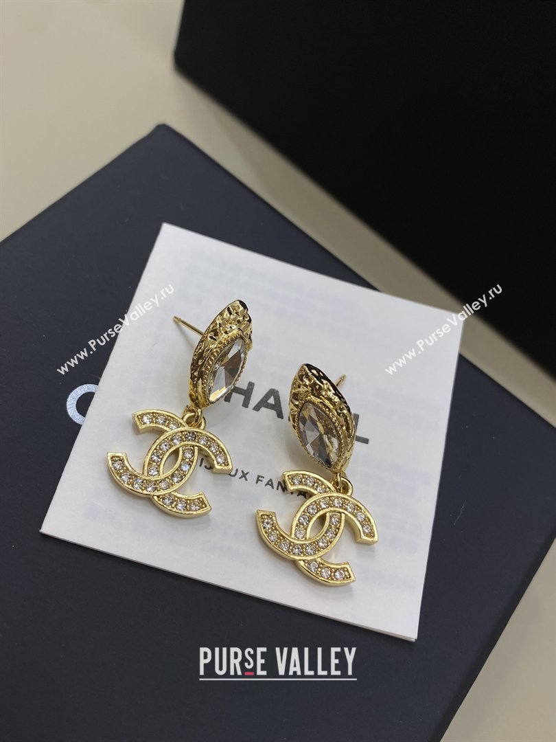 Chanel Crystals Earrings CH012813 Gold 2026 (YF-26012813)