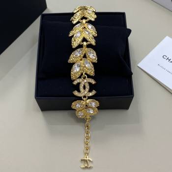 Chanel Brass Crystals Bracelet CH012815 Gold 2026 (YF-26012815)
