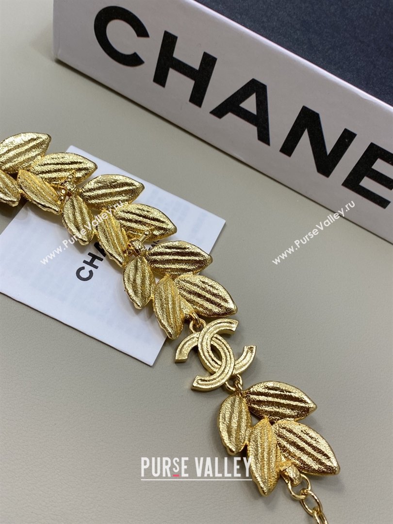 Chanel Brass Crystals Bracelet CH012815 Gold 2026 (YF-26012815)