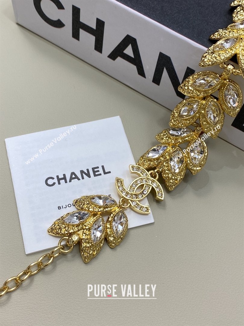 Chanel Brass Crystals Bracelet CH012815 Gold 2026 (YF-26012815)