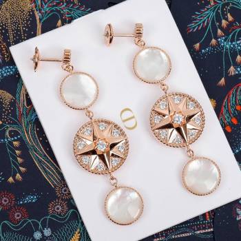 Dior Rose des Vents Earrings D012823 Rosy Gold 2026 (YF-26012823)