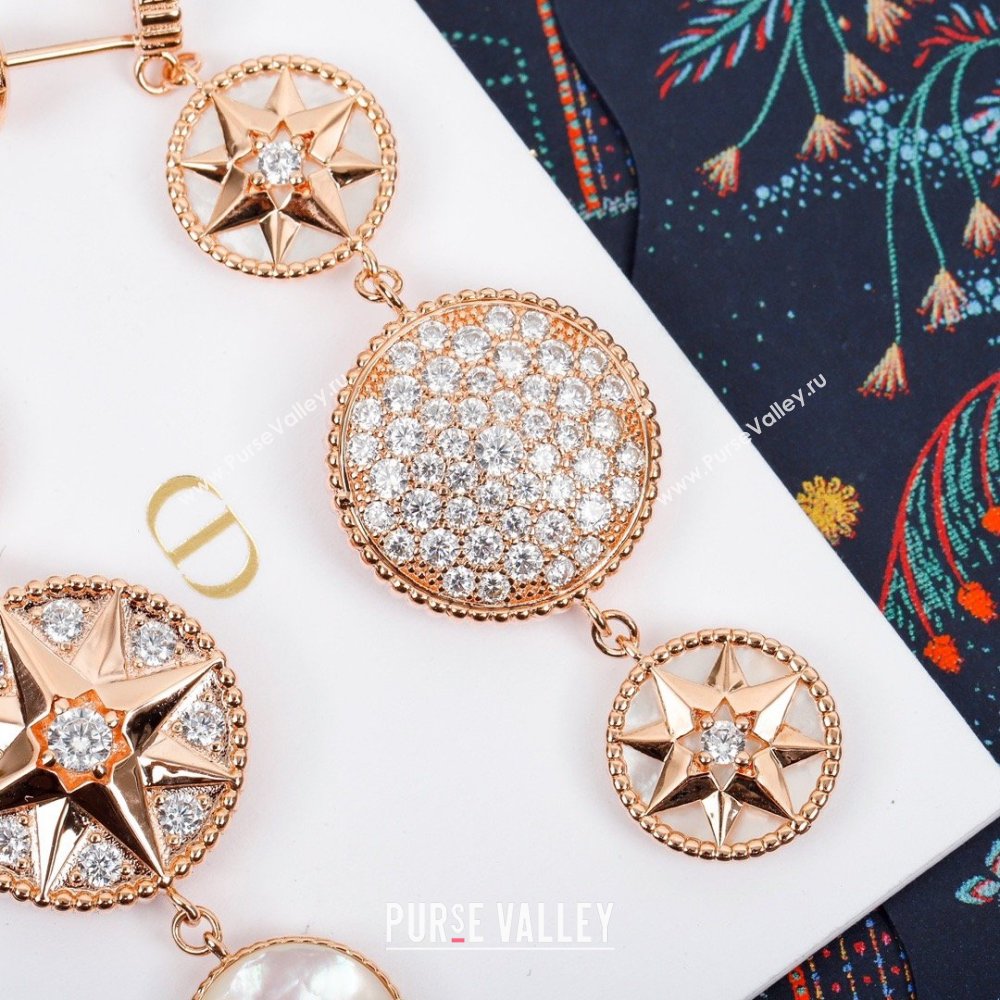 Dior Rose des Vents Earrings D012823 Rosy Gold 2026 (YF-26012823)