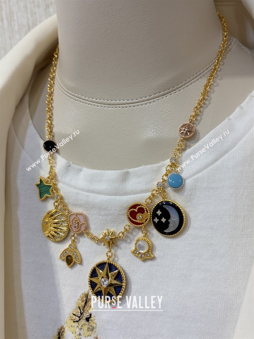 Dior Rose des Vents Necklace D012826 Gold 2026 (YF-26012826)