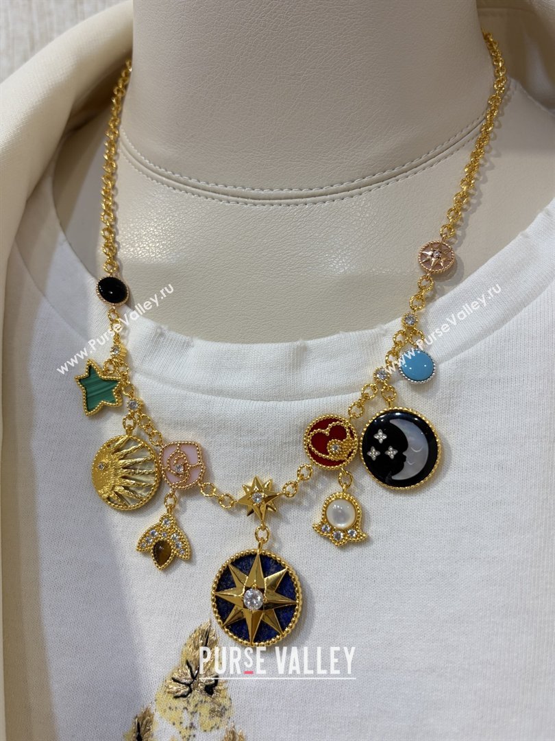 Dior Rose des Vents Necklace D012826 Gold 2026 (YF-26012826)
