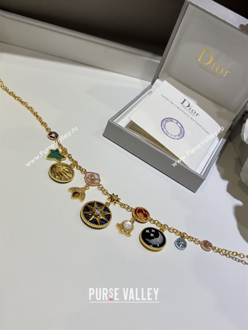 Dior Rose des Vents Necklace D012826 Gold 2026 (YF-26012826)