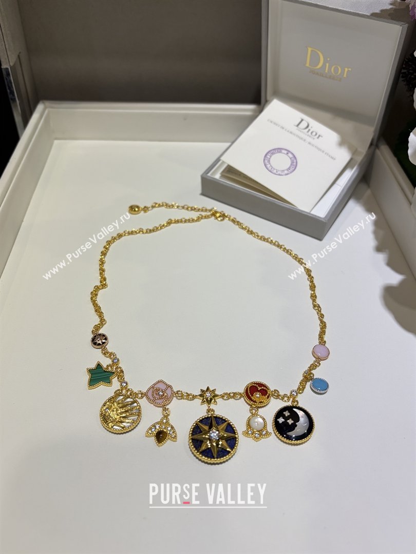 Dior Rose des Vents Necklace D012826 Gold 2026 (YF-26012826)