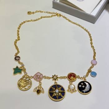 Dior Rose des Vents Necklace D012826 Gold 2026 (YF-26012826)