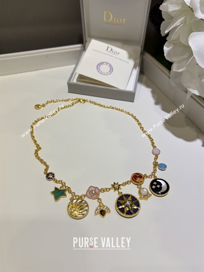 Dior Rose des Vents Necklace D012826 Gold 2026 (YF-26012826)