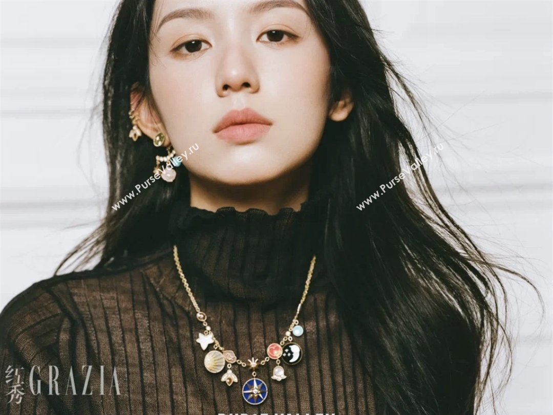 Dior Rose des Vents Necklace D012826 Gold 2026 (YF-26012826)