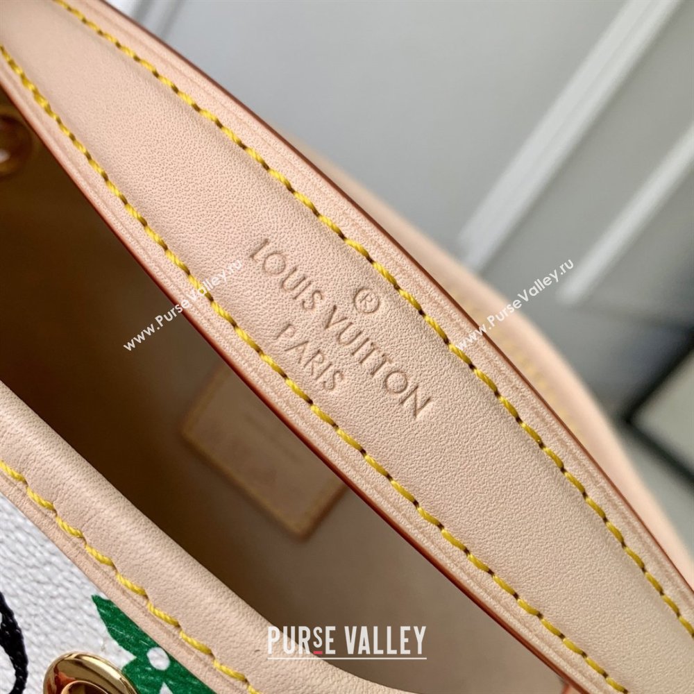LV x TM Nano Noe Bag in Multicolor/White Monogram M27493 2026 (K-26012601)