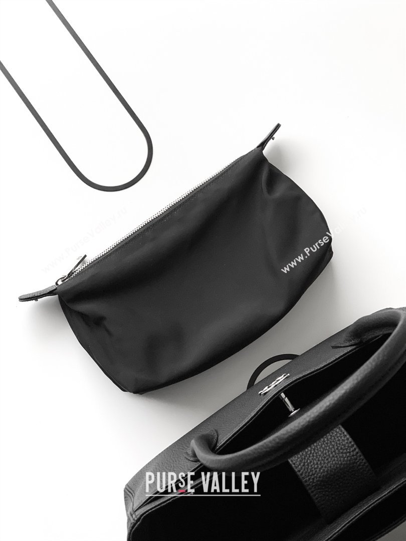 Chanel Small Tote Bag in Grained Calfskin AS2156 Black/Silver 2026 (JY-26012725)