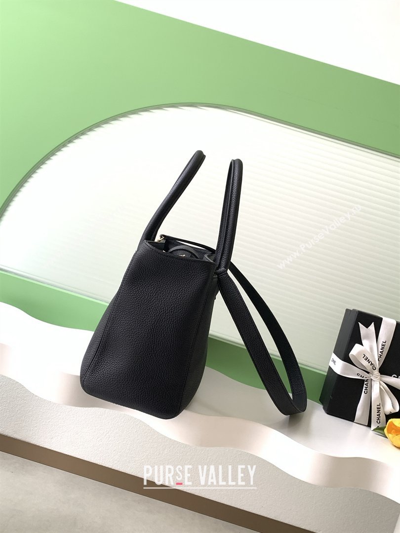 Chanel Medium Tote Bag in Grained Calfskin AS2157 Black/Gold 2026 (JY-26012724)