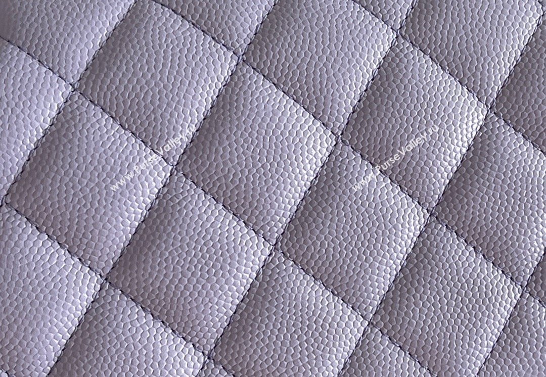 Chanel Grained Calfskin Medium Classic Flap Bag A01112 Light Purple/Silver 2026 Original Quality (MHE-26013104)