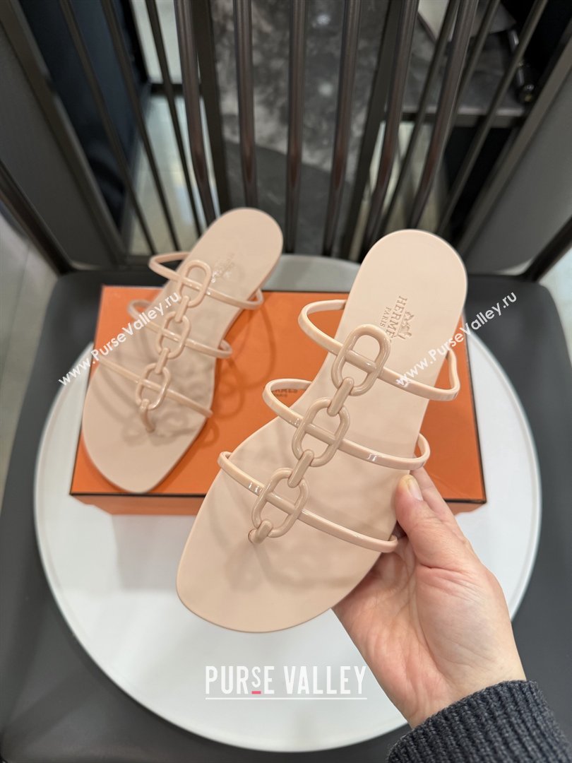 Hermes Mykonos Sandals in TPU Beige 2026 (ME-26020302)