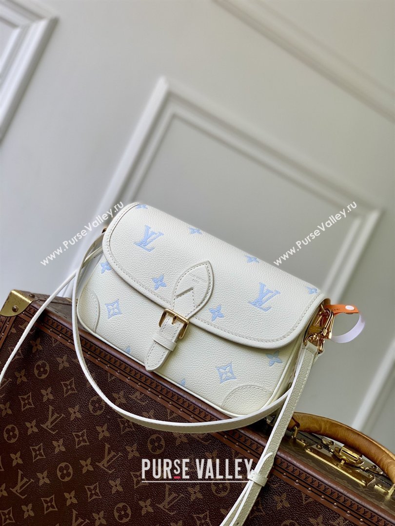 Louis Vuitton Diane Bag in Milky White/Blue Cowhide Leather M28054 2026 (K-26022712)