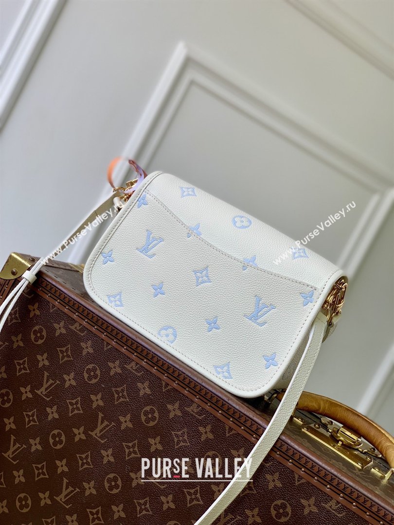 Louis Vuitton Diane Bag in Milky White/Blue Cowhide Leather M28054 2026 (K-26022712)