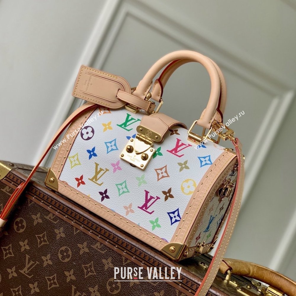 LV x TM Speedy Trunk 20 Multicolored/White Monogram Canvas M27833 2026 (K-26022702)