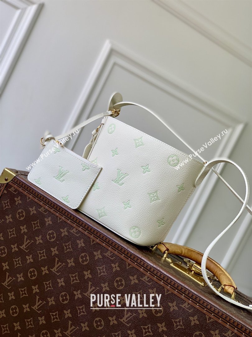 Louis Vuitton All In BB in Milky White/Green Cowhide Leather M27570 2026 (K-26022716)