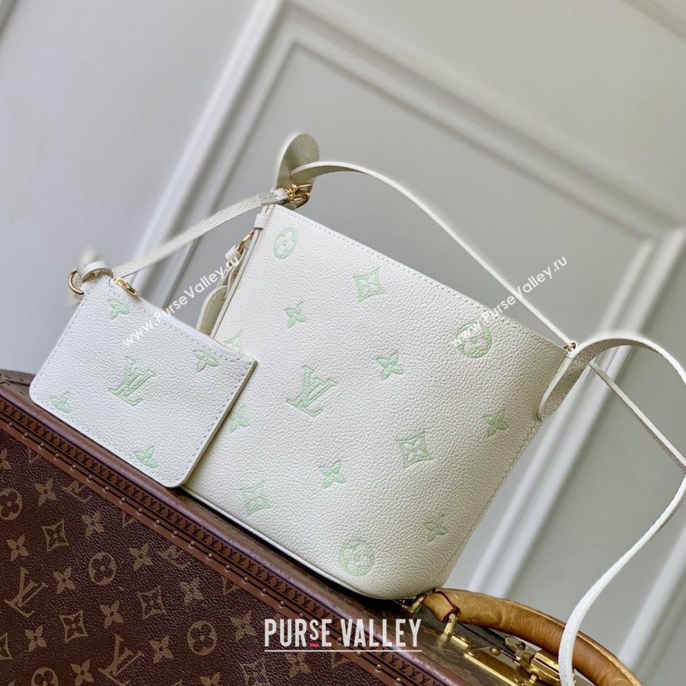 Louis Vuitton All In BB in Milky White/Green Cowhide Leather M27570 2026 (K-26022716)