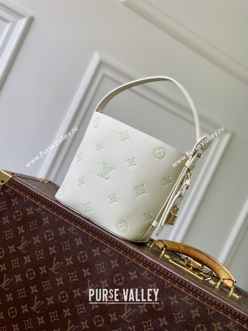 Louis Vuitton All In BB in Milky White/Green Cowhide Leather M27570 2026 (K-26022716)