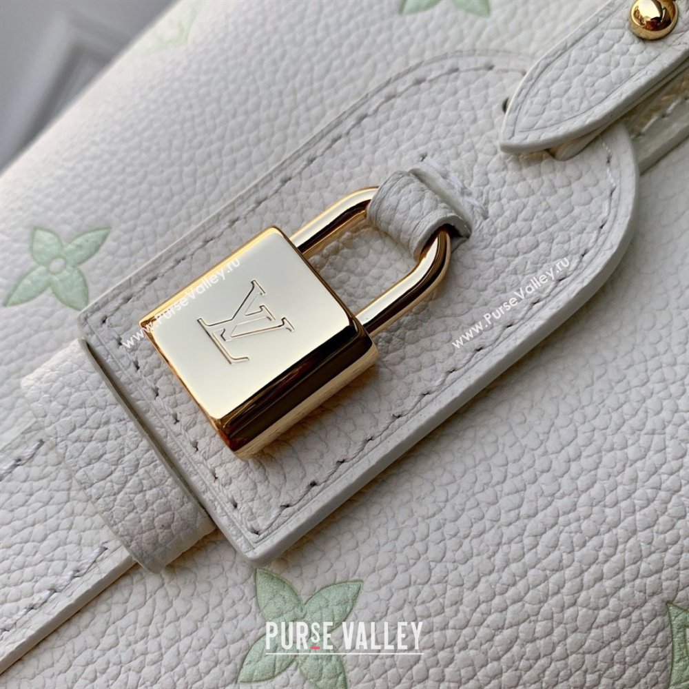 Louis Vuitton All In BB in Milky White/Green Cowhide Leather M27570 2026 (K-26022716)