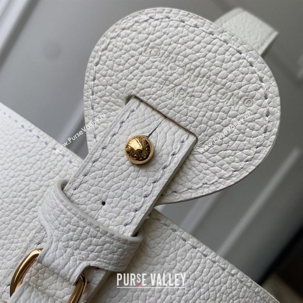 Louis Vuitton All In BB in Milky White/Green Cowhide Leather M27570 2026 (K-26022716)
