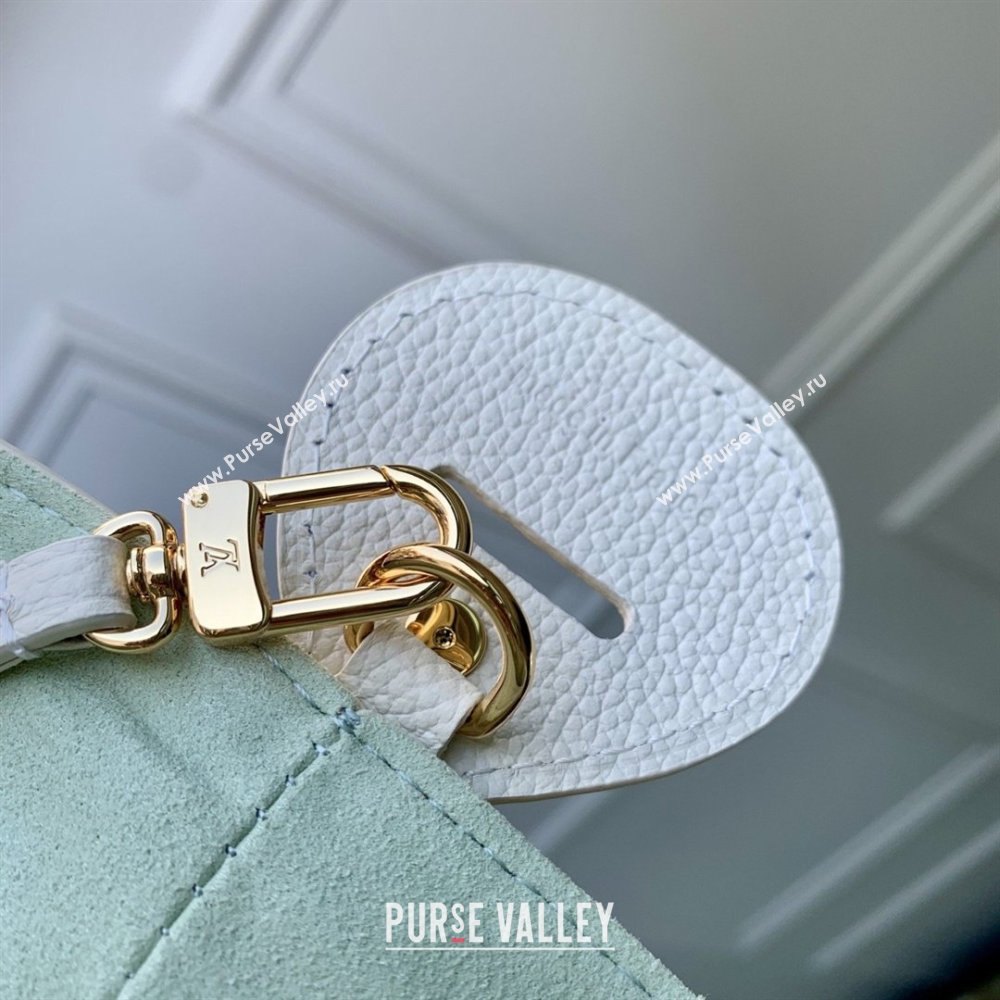 Louis Vuitton All In BB in Milky White/Green Cowhide Leather M27570 2026 (K-26022716)