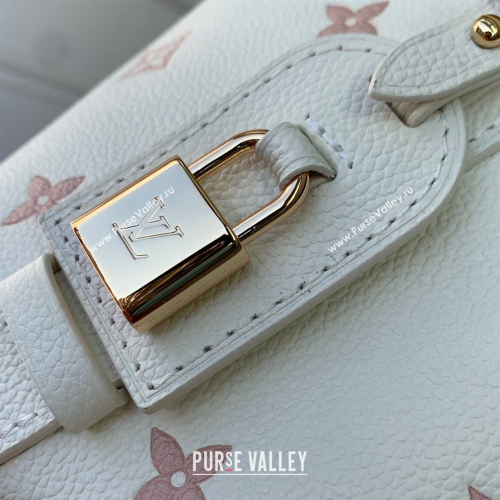 Louis Vuitton All In BB in Milky White/Peach Cowhide Leather M28315 2026 (K-26022715)