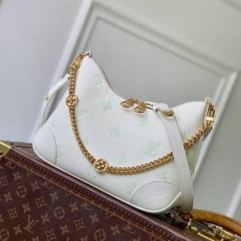 Louis Vuitton Boulogne PM in Milky White/Green Cowhide Leather M27571 2026 (K-26022717)
