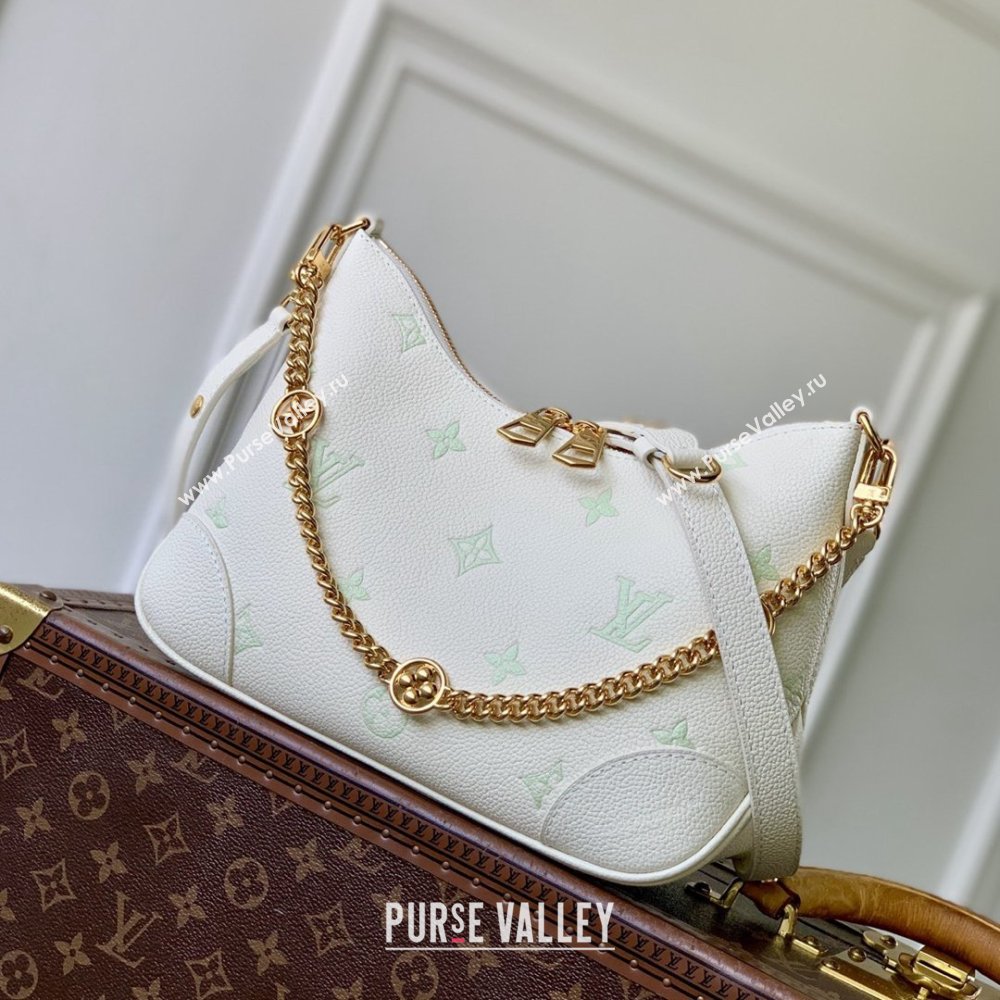 Louis Vuitton Boulogne PM in Milky White/Green Cowhide Leather M27571 2026 (K-26022717)