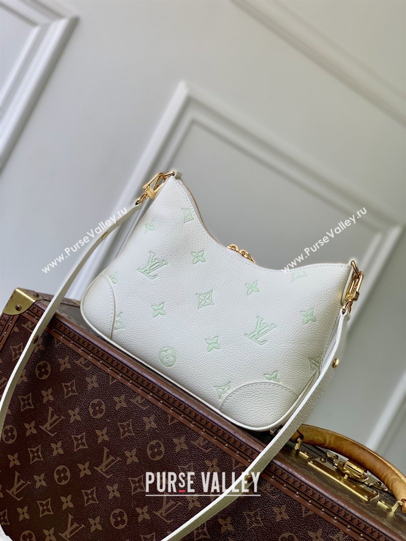 Louis Vuitton Boulogne PM in Milky White/Green Cowhide Leather M27571 2026 (K-26022717)