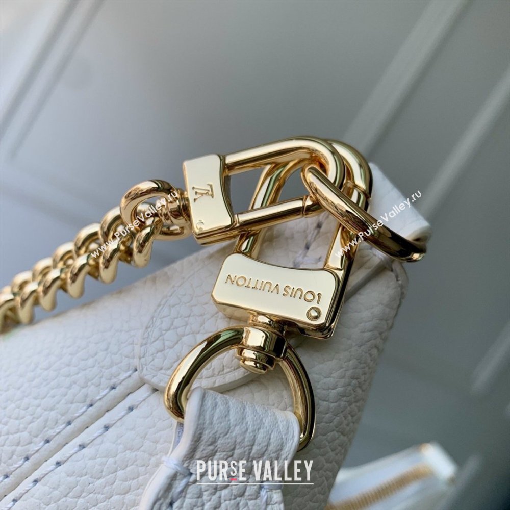 Louis Vuitton Boulogne PM in Milky White/Green Cowhide Leather M27571 2026 (K-26022717)