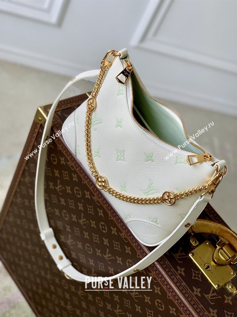 Louis Vuitton Boulogne PM in Milky White/Green Cowhide Leather M27571 2026 (K-26022717)