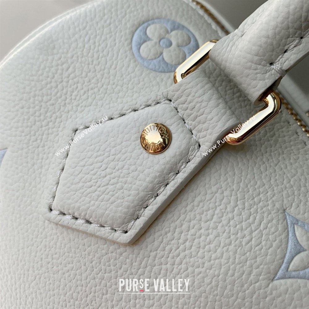 Louis Vuitton Speedy Bandouliere 20 in Milky White/Blue Cowhide Leather M28314 2026 (K-26022718)