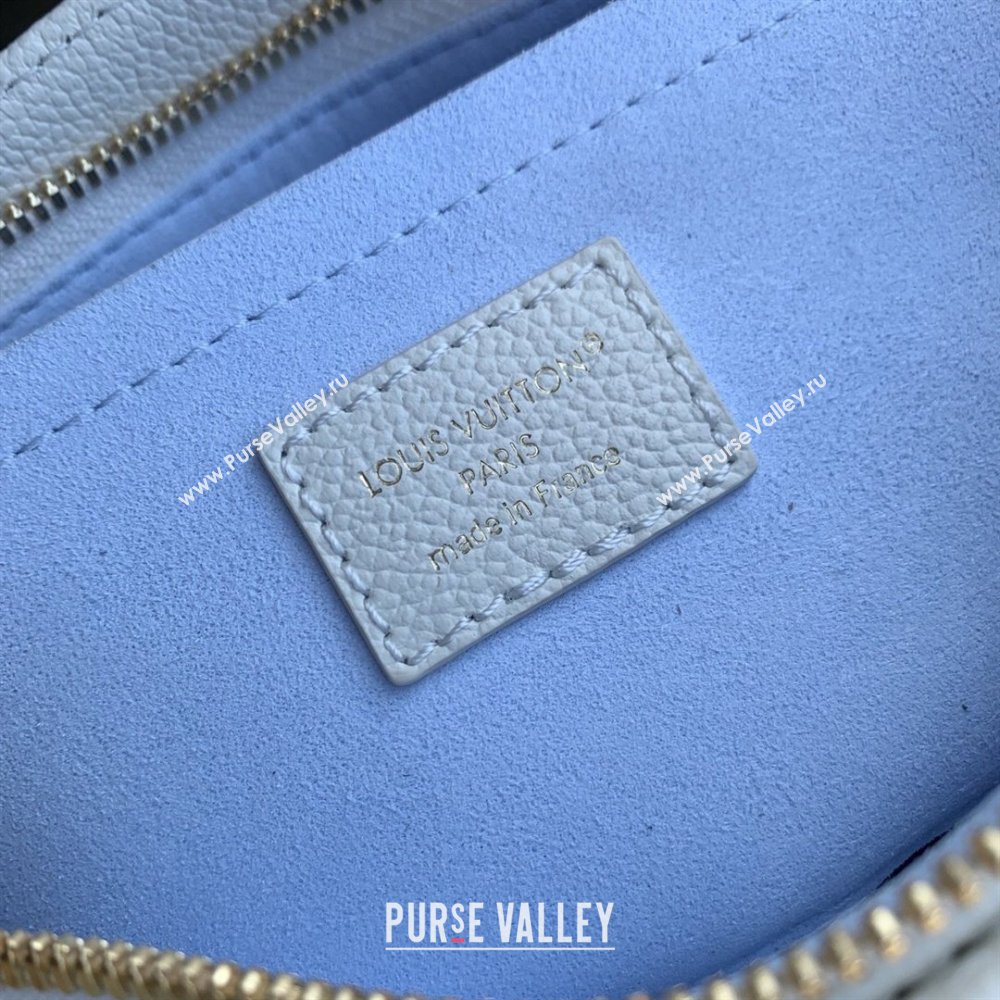 Louis Vuitton OnTheGo East West Tote Bag in Milky White/Blue Cowhide Leather M27577 2026 (K-26022815)