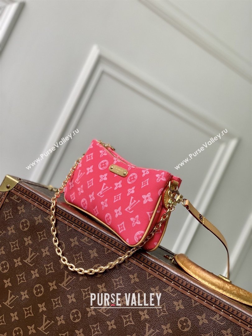 Louis Vuitton Liv Pochette in Monogram Origine Rose Ruban Canvas M27719 2026 (K-26022703)