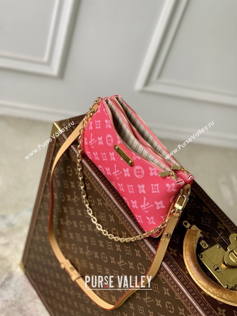 Louis Vuitton Liv Pochette in Monogram Origine Rose Ruban Canvas M27719 2026 (K-26022703)