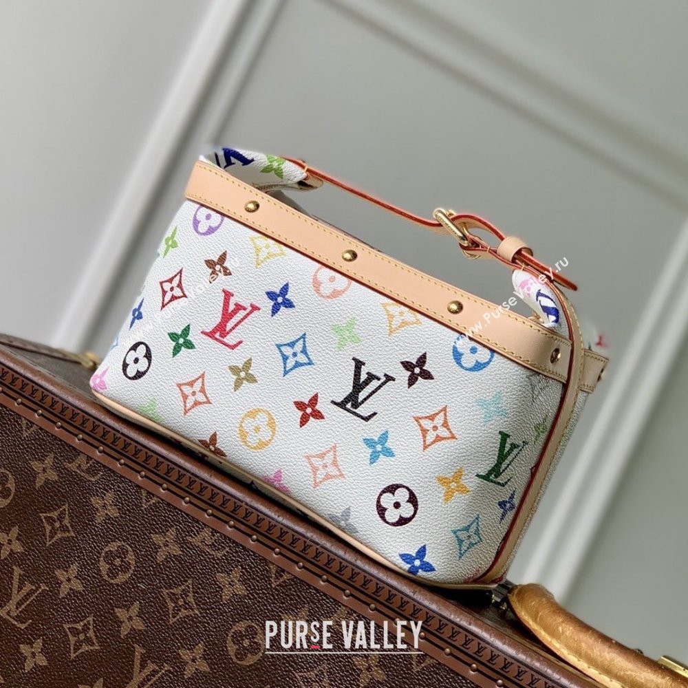 LV x TM Cruiser Toiletry Bag in Multicolored/White Monogram Canvas M27900 2026 (K-26022701)