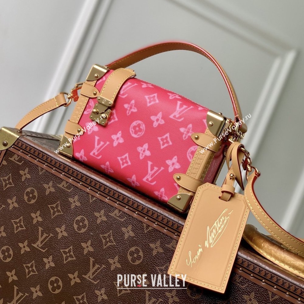 Louis Vuitton Side Trunk PM Bag in Monogram Origine Rose Ruban Canvas M27784 2026 (K-26022704)