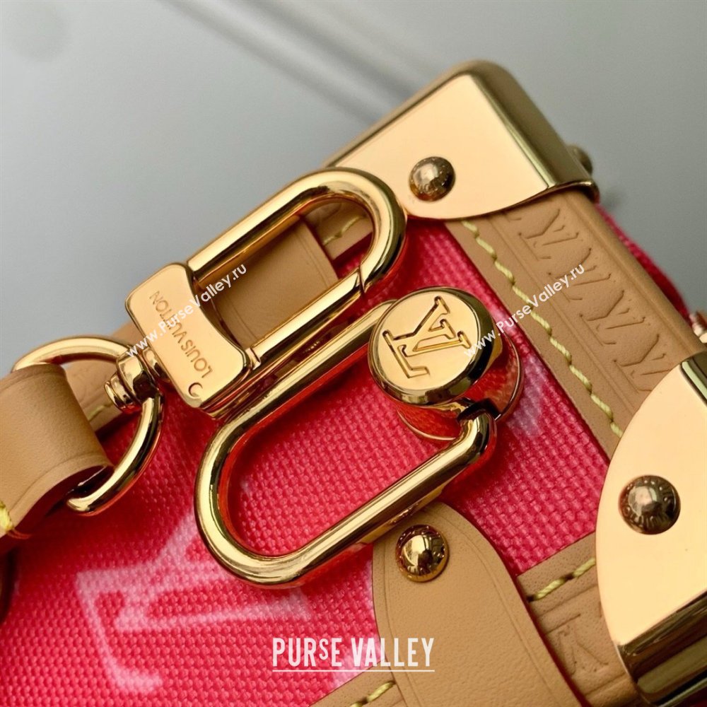Louis Vuitton Side Trunk PM Bag in Monogram Origine Rose Ruban Canvas M27784 2026 (K-26022704)