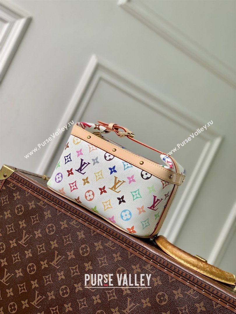 LV x TM Cruiser Toiletry Bag in Multicolored/White Monogram Canvas M27900 2026 (K-26022701)