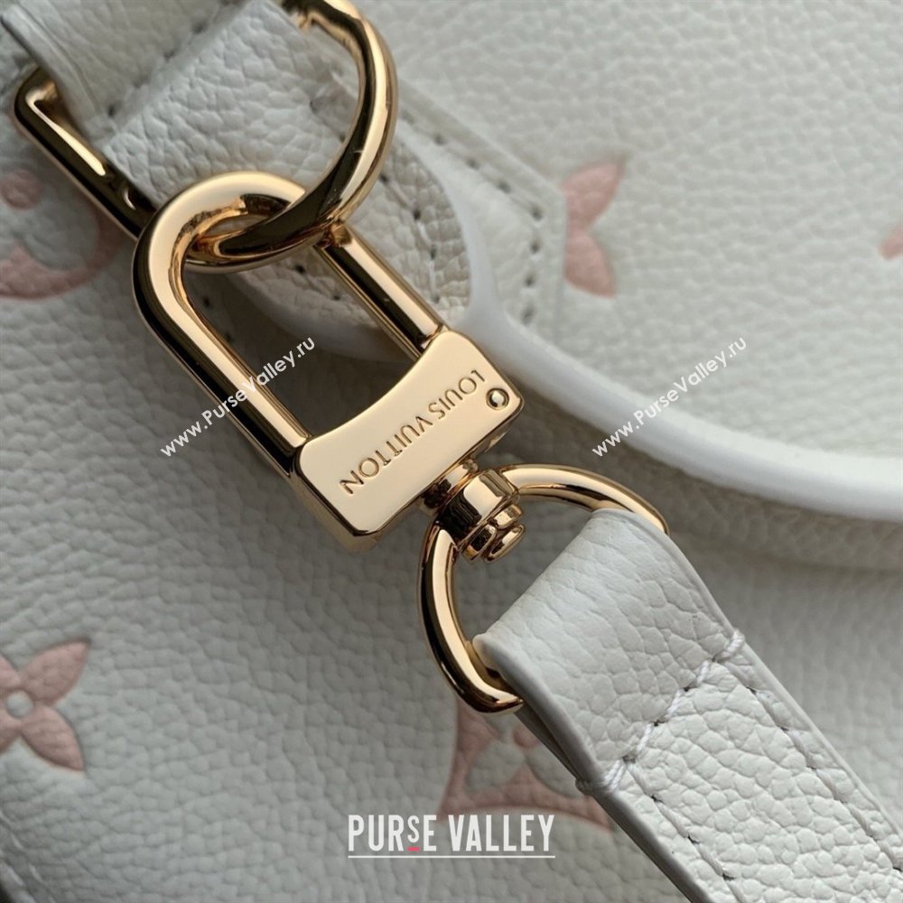 Louis Vuitton Alma BB in Milky White/Peach Cowhide Leather M27574 2026 (K-26022705)