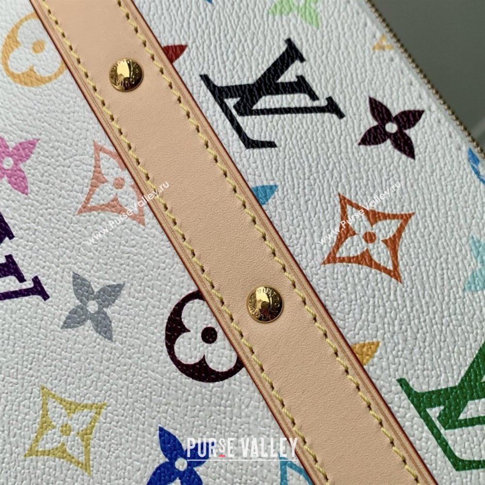 LV x TM Cruiser Toiletry Bag in Multicolored/White Monogram Canvas M27900 2026 (K-26022701)