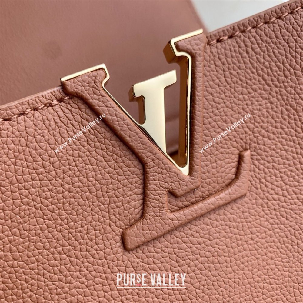 Louis Vuitton Capucines MM Souple Bag in Calf Leather M14370 Brown 2026 (K-26022707)