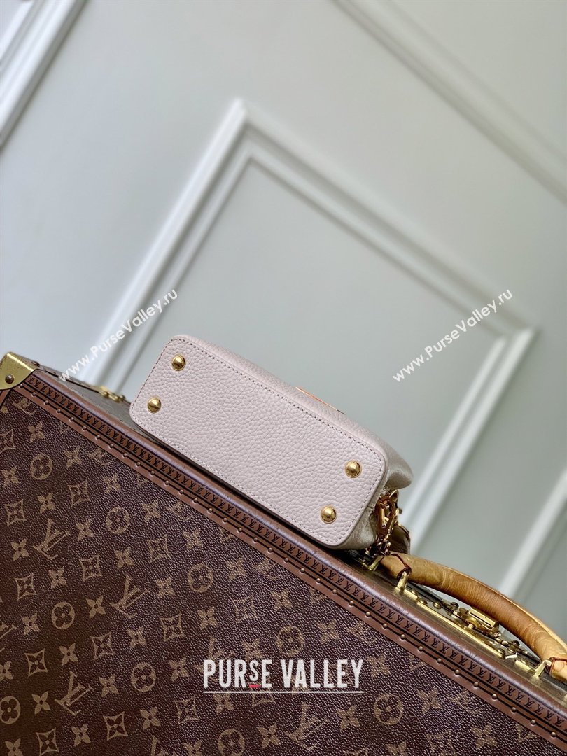 Louis Vuitton Capucines Mini Bag in Taurillon Leather M24683 Pink 2026 (K-26022708)