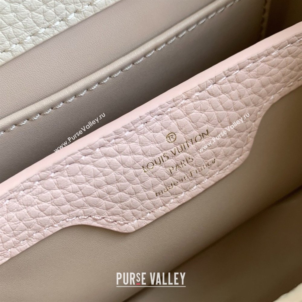 Louis Vuitton Capucines Mini Bag in Taurillon Leather M24683 Pink 2026 (K-26022708)