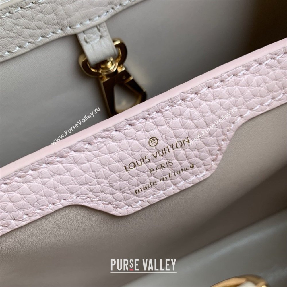 Louis Vuitton Capucines MM Bag in Taurillon Leather M24683 Pink 2026 (K-26022709)