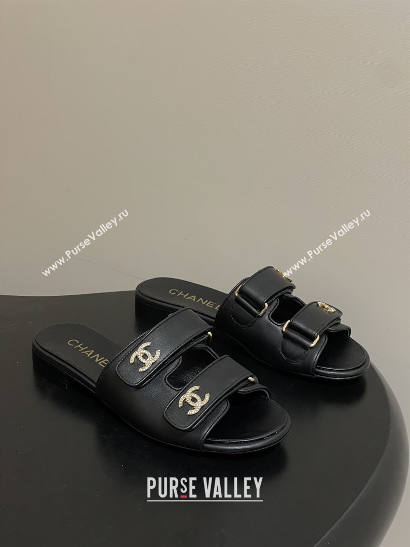 Chanel Mules Sandal in Lambskin G47043 Black 2026 (MD-26022804)