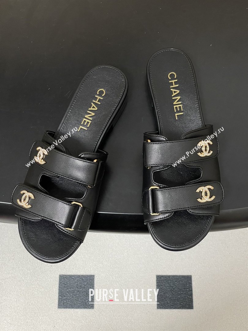 Chanel Mules Sandal in Lambskin G47043 Black 2026 (MD-26022804)